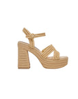 Lacye Heels Natural Woven Shoes - Sandals - Heeled Sandals Dolce Vita 