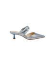 Chloe Blue/ Silver Pumps - Low L'Agence 