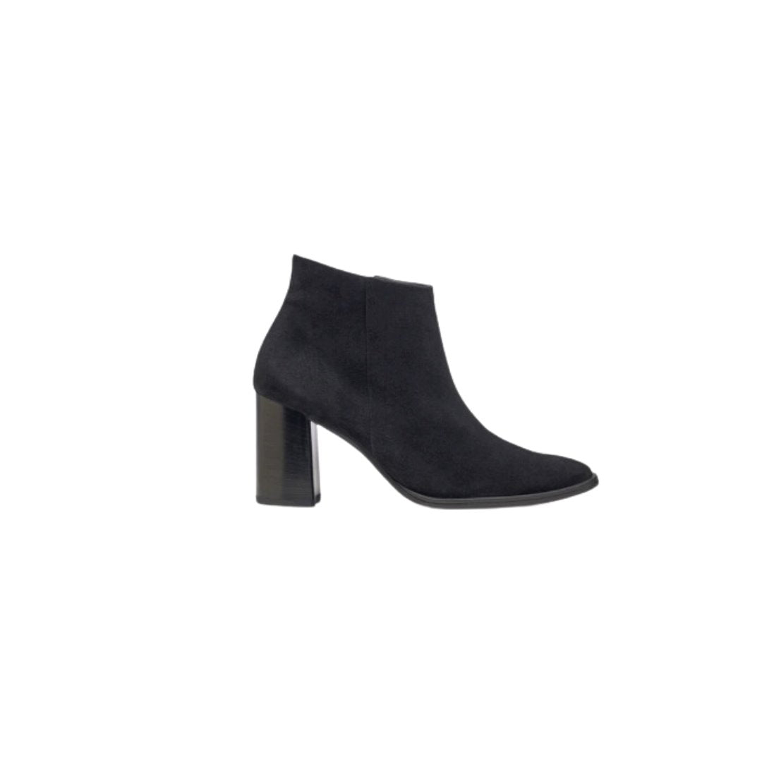 Winn Boot Black Soft Suede Boots - Booties Paul Green 