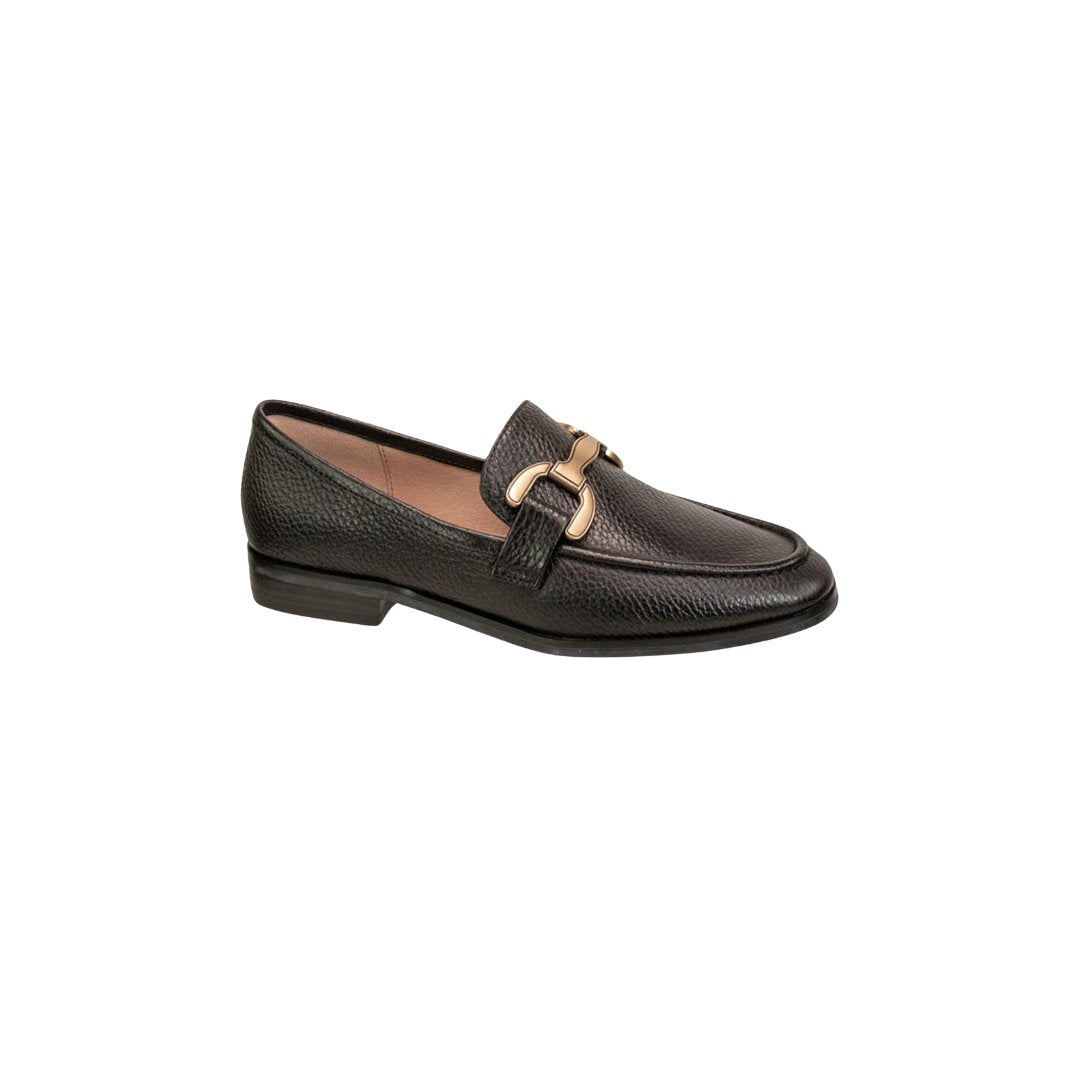 Cuba Leather Loafers Negro Flats - Loafer Bibi Lou 