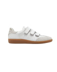 Seena Sneaker White Leather/Suede Sneakers Silent D 