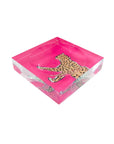 Leopard Catchall Tray Pink Home Decor - Bowls, Trays & Vases ClaireBella 