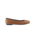 Kathy Praline Leather Flats - Ballet French Sole 