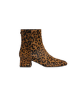 Paige Ankle Bootie Leopard Brahma Hair Leather