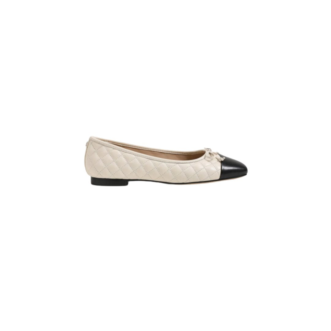 Marilyn Ballet Flat Modern Ivory/Black Flats - Ballet Sam Edelman 