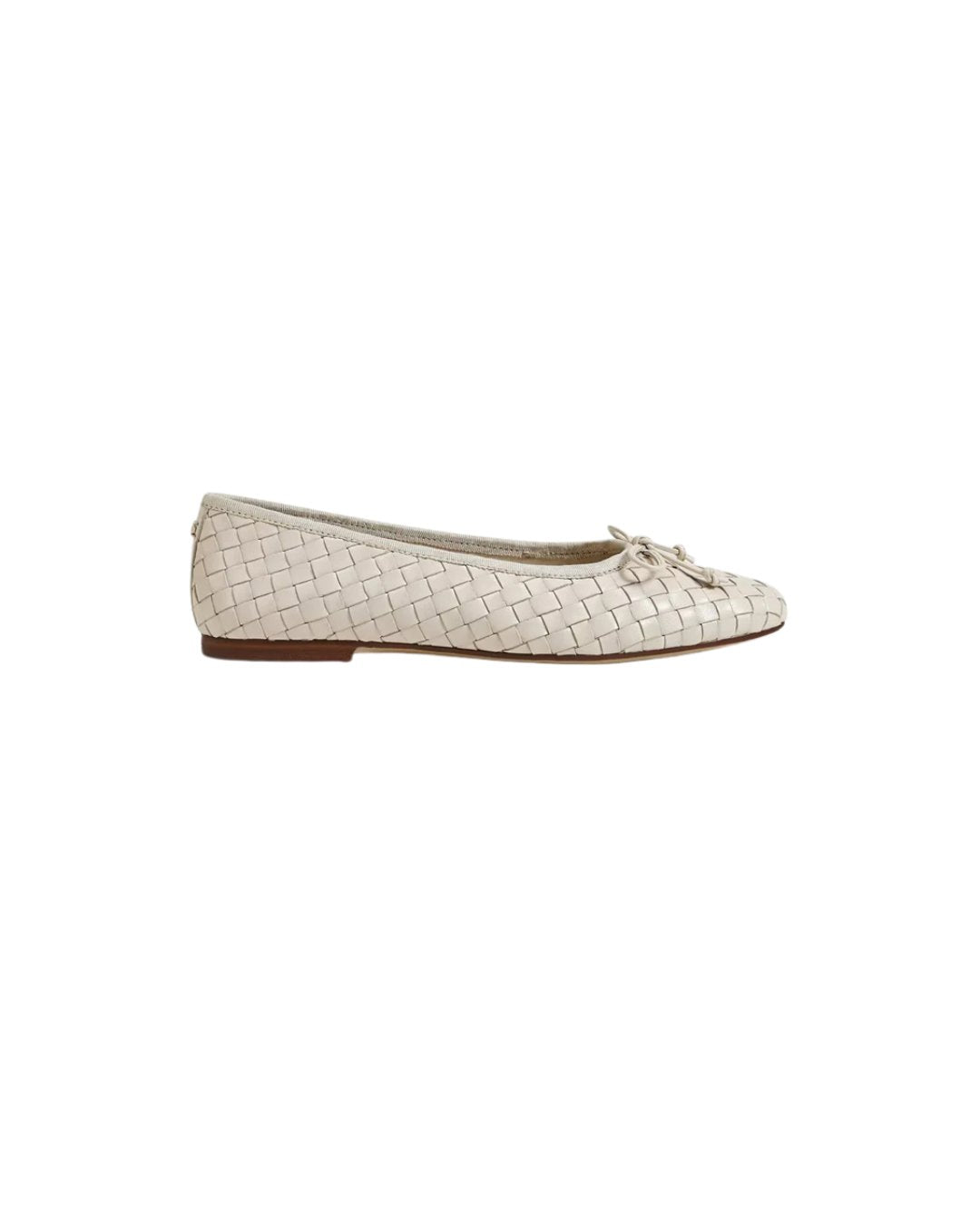 Ruthie Pointed Ballet Flat Modern Ivory Leather Flats - Ballet Sam Edelman 