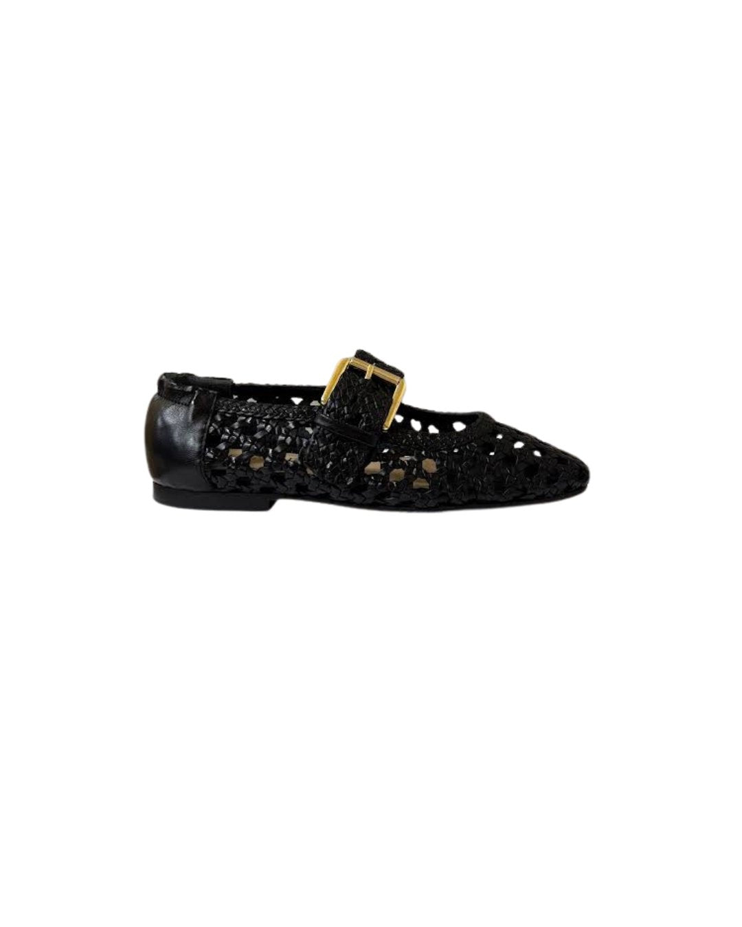 Carmi Mary Jane Flat Black Flats - Ballet Silent D 