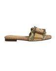 Bambi Slide Sandal Sage/Tan Raffia Sandals - Flat Sandals Sam Edelman 