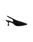 Fawn Slingback Pump Black Suede Pumps - Low Sam Edelman 