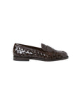 Rachel Woven Leather Loafer Espresso Flats - Loafer Loeffler Randall 