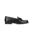 Penny Lug Loafer Black Flats - Loafer Veronica Beard - Shoes 