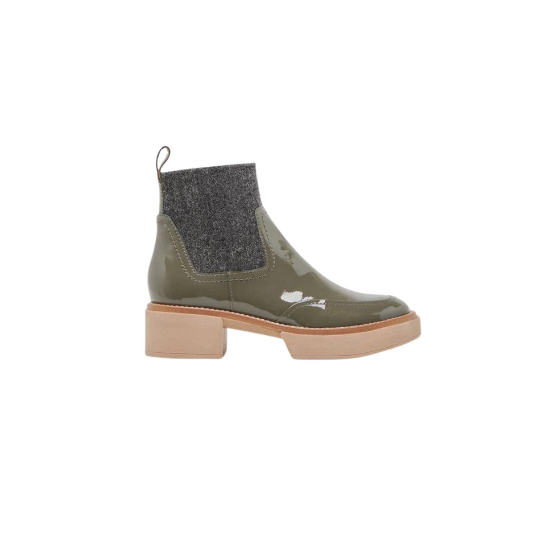 Saline H2O Dark Olive Boots - Booties Dolce Vita 