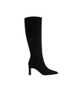 Sylvia Knee High Boot Black Suede