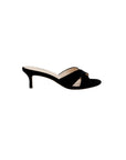 Aveline Suede Black Shoes - Sandals - Heeled Sandals L'Agence Shoes 