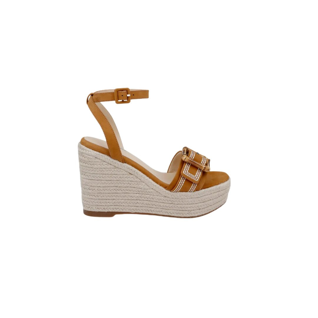 Aurore Sandal Buckskin Shoes - Wedges - Espadrille L'Agence Shoes 