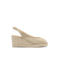 Barbara/ 6/ 032 Metalizado Oro Claro Wedges - Espadrille Castaner 40 