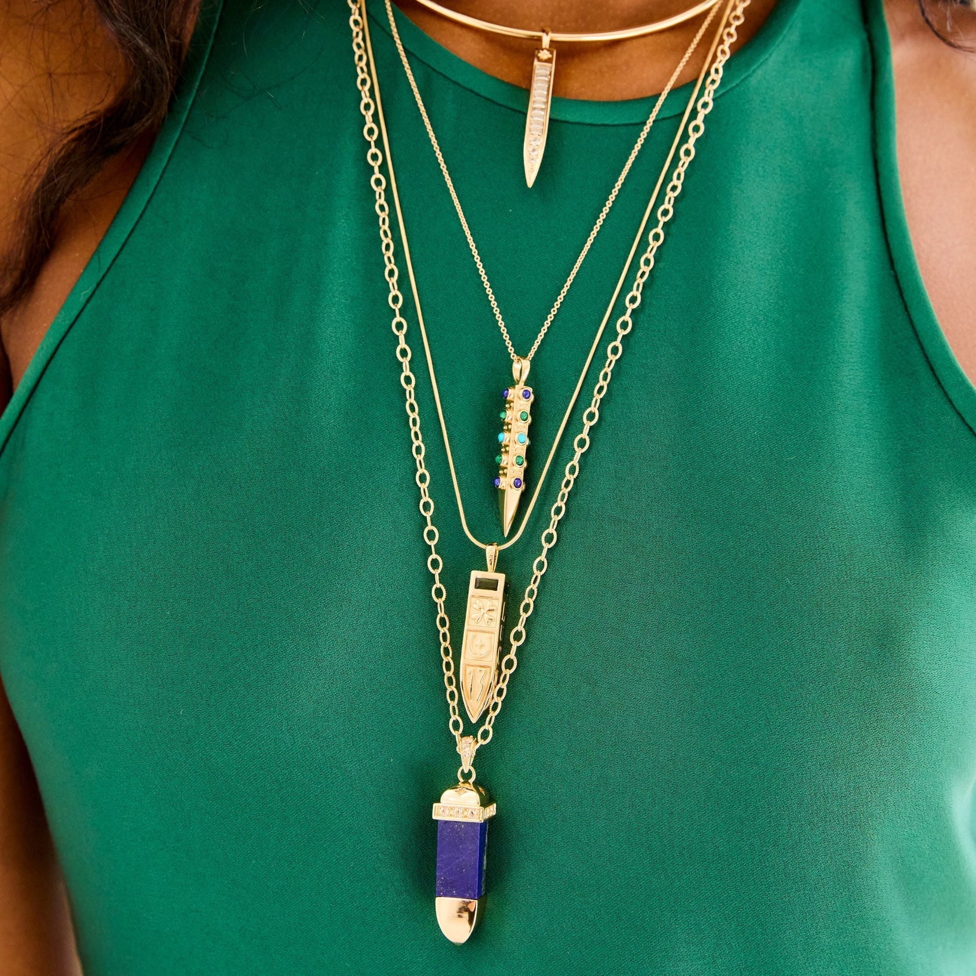 Strong Sun Reflection Sun Ray Pendant 18-20" Adjustable Delicate Chain Necklaces Jane Win 