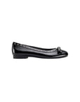 Chrissy Flat Black Crinkled Patent Flats - Ballet Paul Green 