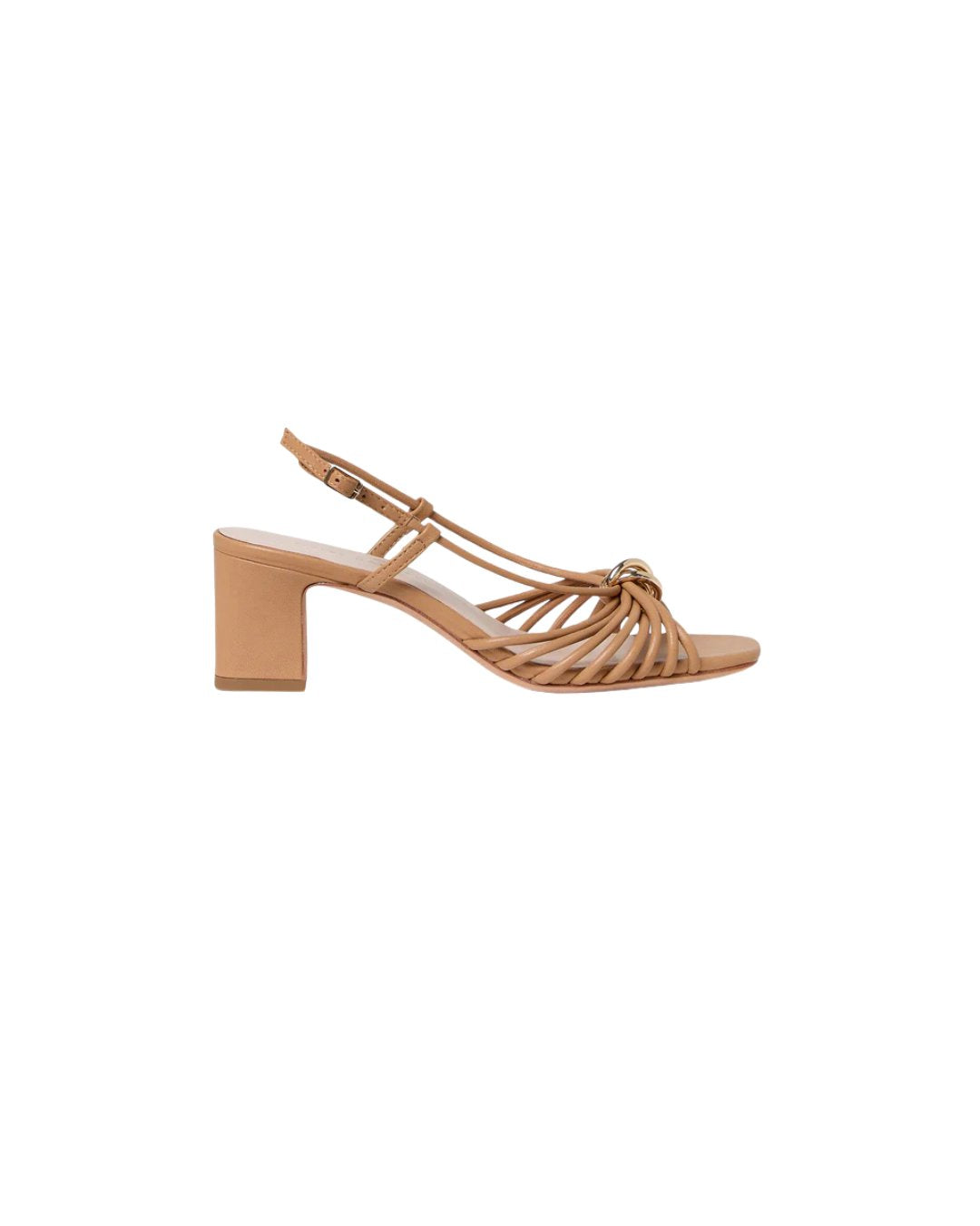 Minna Strappy Mid Heel Sandal With Hardware Dune Sandals - Heeled Sandals Loeffler Randall 