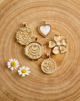 Bloom Original Pendant Coin 18" Grande Rolo Chain Necklaces Jane Win 