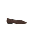 Bancroft Suede Flat Espresso Flats - Ballet Veronica Beard - Shoes 