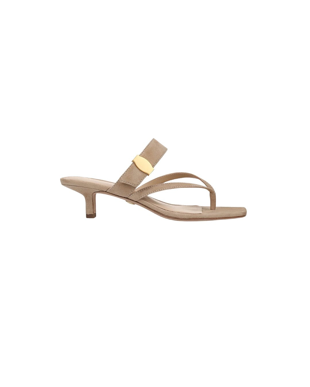 Salva Dash Kitten Heel Sandal Sand Sandals - Heeled Sandals Veronica Beard - Shoes 