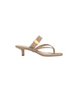 Salva Dash Kitten Heel Sandal Sand Sandals - Heeled Sandals Veronica Beard - Shoes 