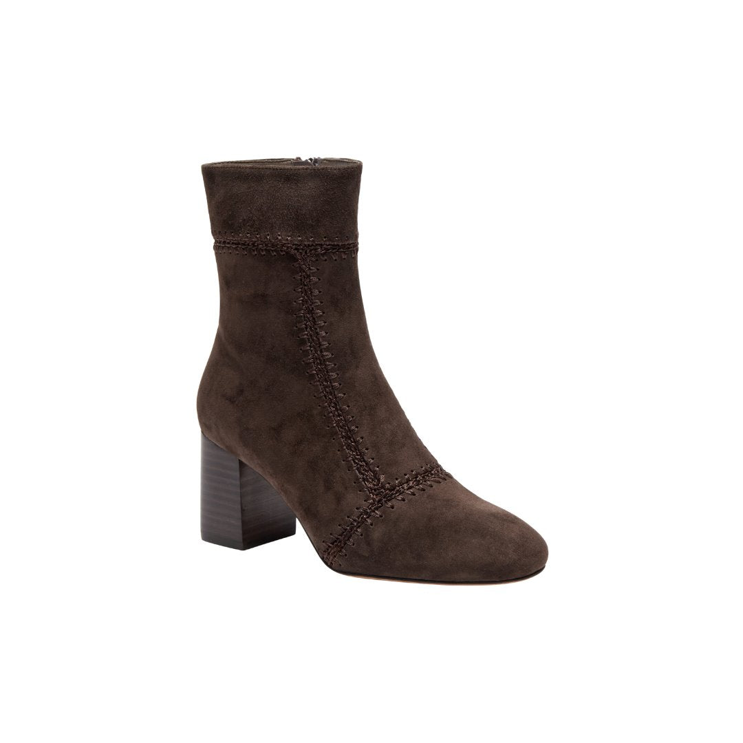 Story Chocolate Suede Boots - Booties Silent D 