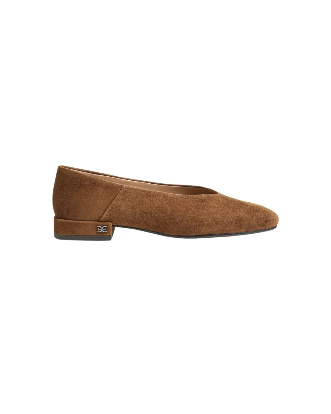 Kasey Square Toe Ballet Flat Suede Wram Nutmeg Flats - Ballet Sam Edelman 