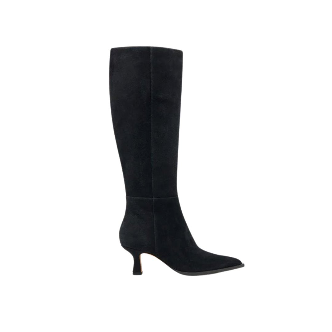 Auggie Onyx Suede Knee High Boots Dolce Vita 