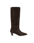 Gwen Boot Chocolate Kid Suede Knee High Boots Silent D 