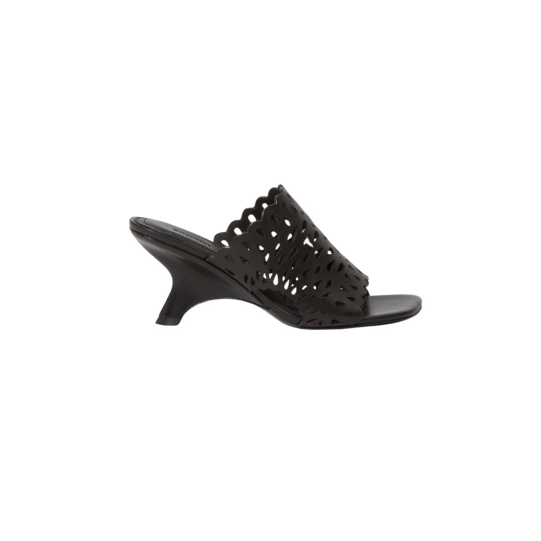 Shadow Mule Laser Cut Sandal Black Sandals - Heeled Sandals Simkhai 