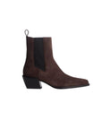 Joni Italian Suede Chelsea Boot Dark Espresso Boots - Booties rag & bone 