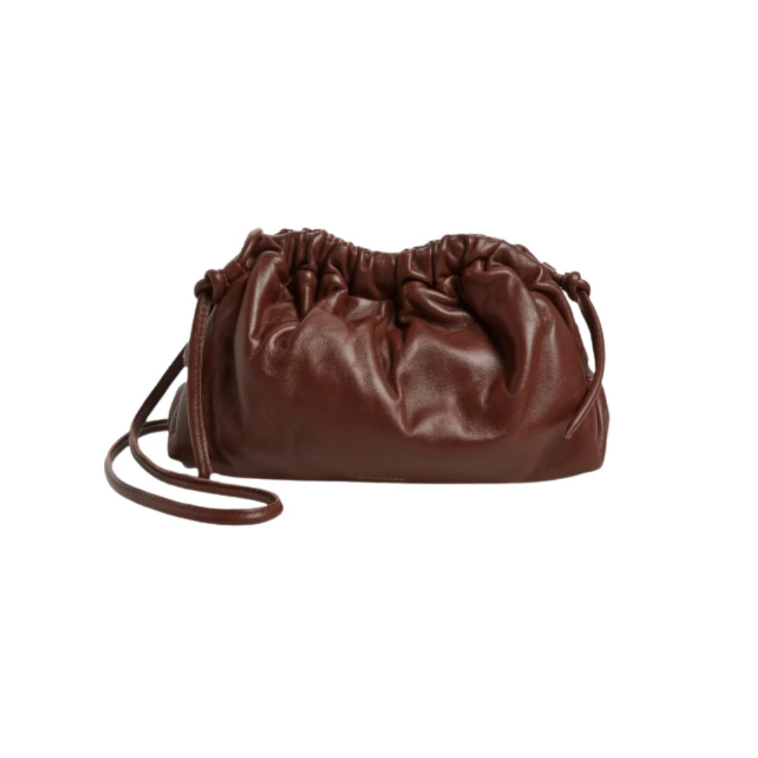 Mini Cloud Clutch Chocolate Clutch Mansur Gavriel 