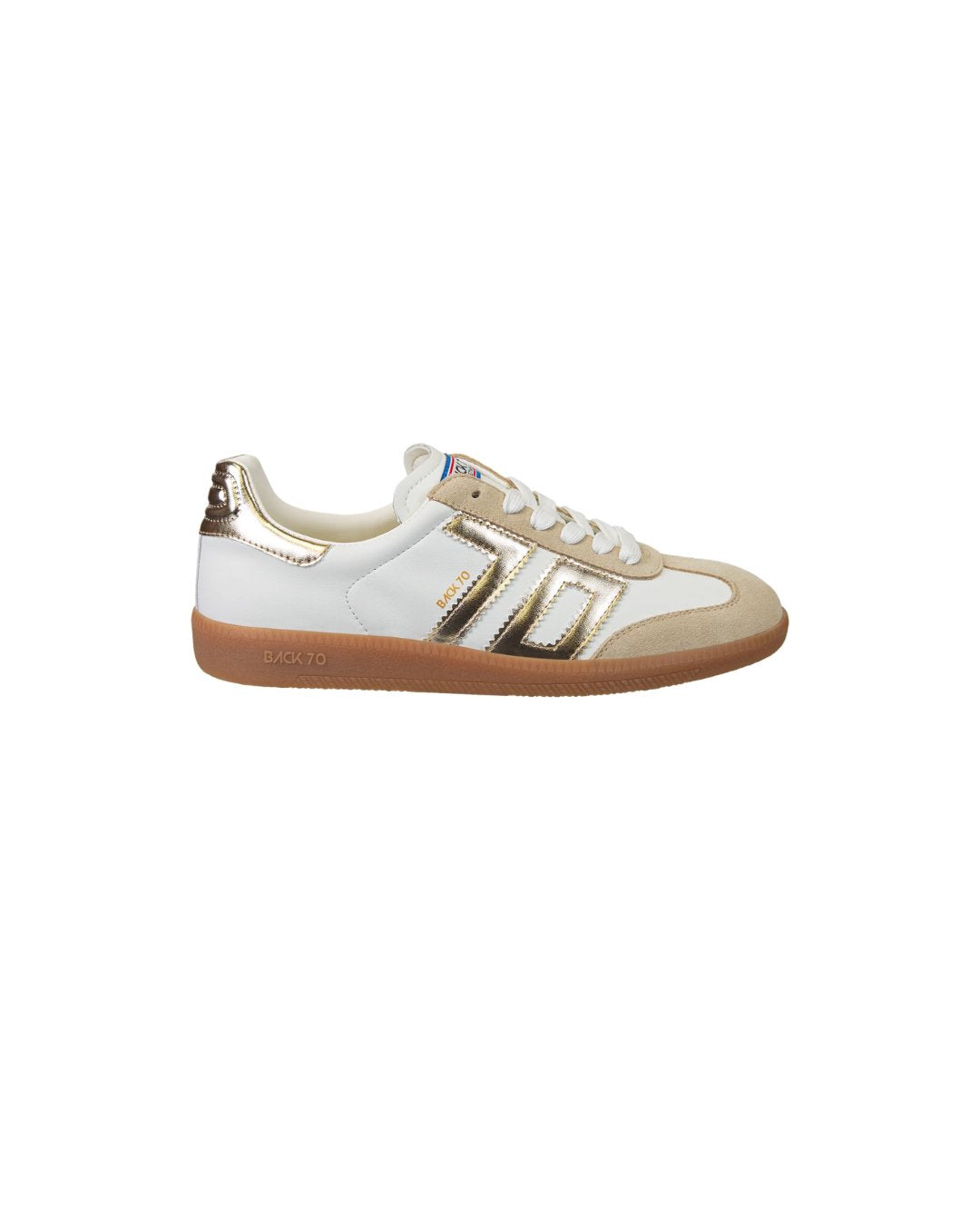 Cloud Sneaker Gold Beige Sneakers Back 70 