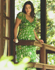 Valerine Dress Hollyhock Hills Emerald Dresses - Midi Doen 