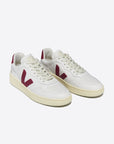 V-90 O.T Leather Ex White Marsala