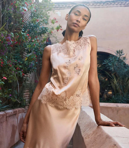 Viviane Top Peach Sorbet – Peter Kate