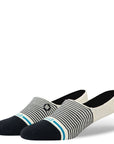 Cotton No Show Mini Stripe Canvas Socks Stance 