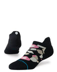 Light Performance Tab Camo Floral Black Socks Stance 