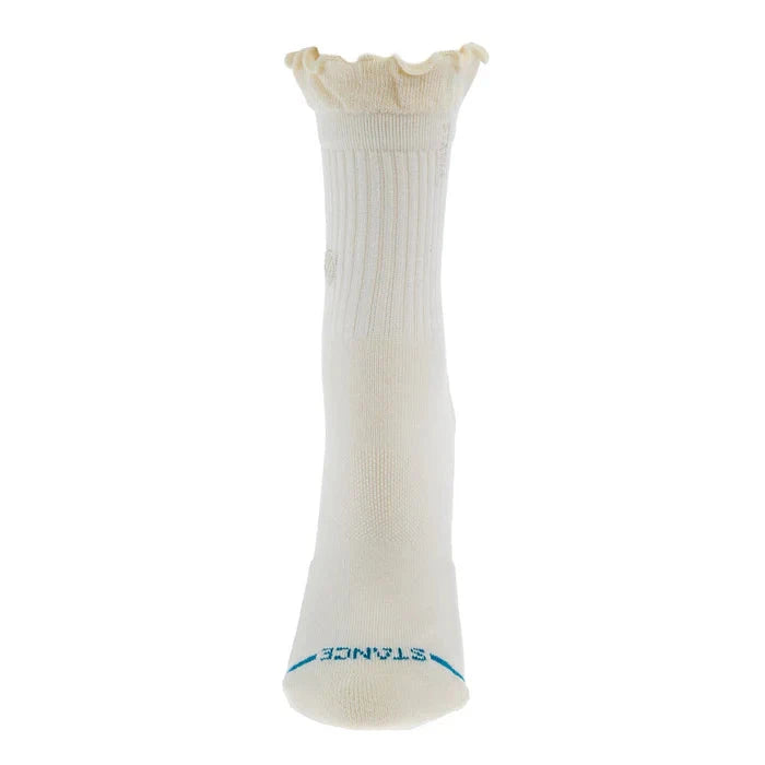 Ruffle Icon Quarter Socks Ivory Socks Stance 