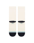Heart Crew Ivory Socks Stance 