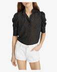 Gillian Top Black Multi Tops - Blouses Frame 