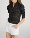 Gillian Top Black Multi Tops - Blouses Frame 