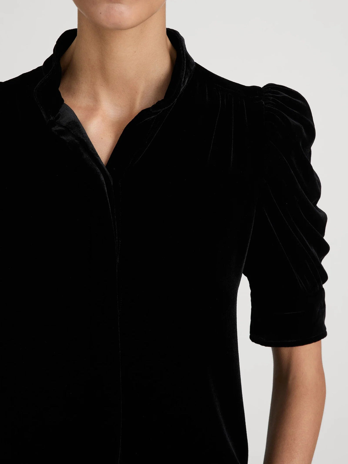 The Velvet Gillian Top BLack Tops - Button Down rag & bone 
