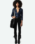 Tawny Sequins Encre Tops - Blouses Zadig & Voltaire 