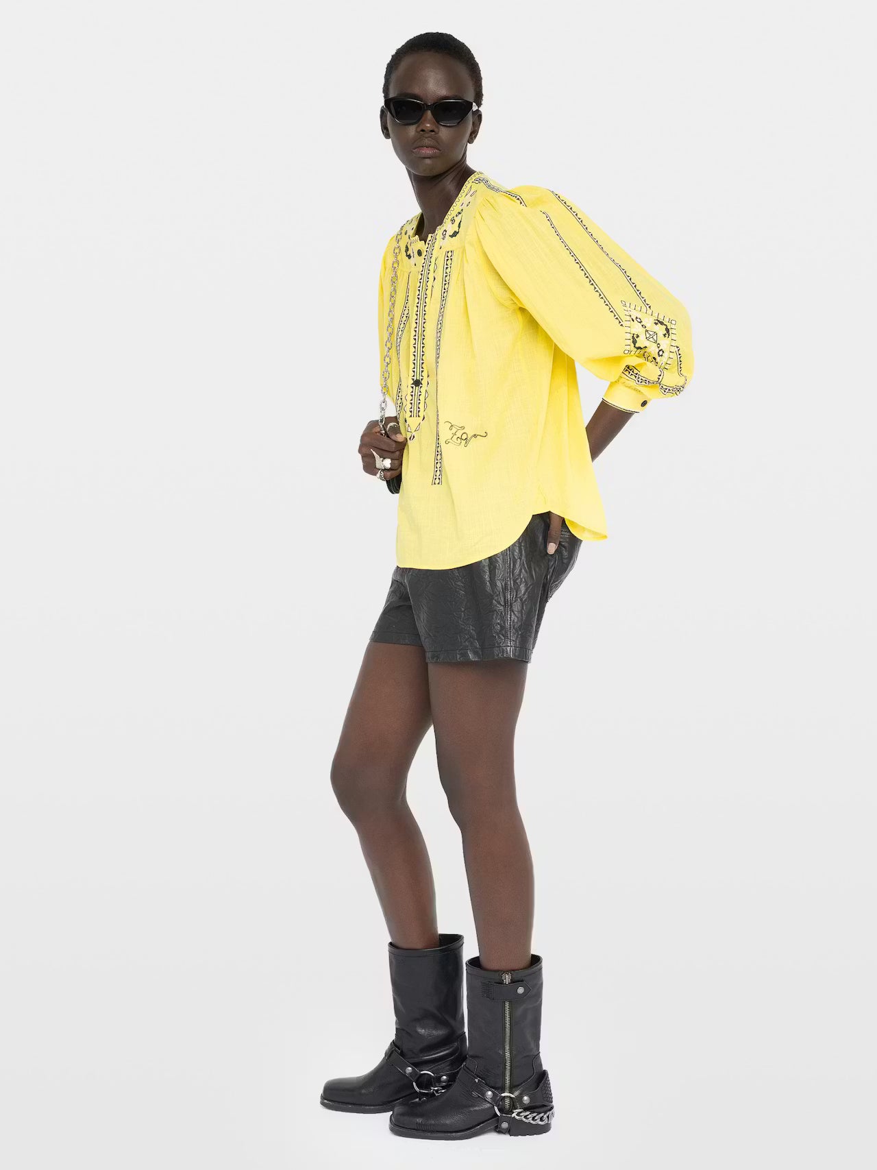 Tigy Blouse Banana Tops - Blouses Zadig & Voltaire 