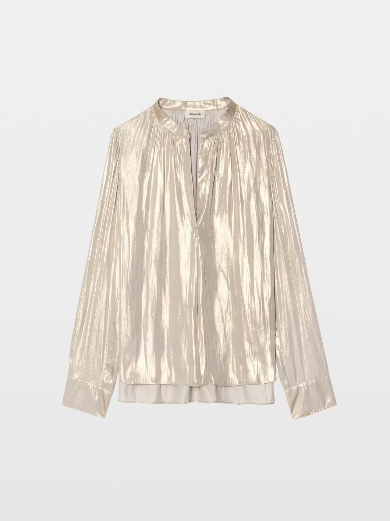 Tink Satin Blouse Gold Tops - Blouses Zadig & Voltaire 
