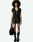 Tiffiny Jac Wings Noir Tops - Blouses Zadig & Voltaire 