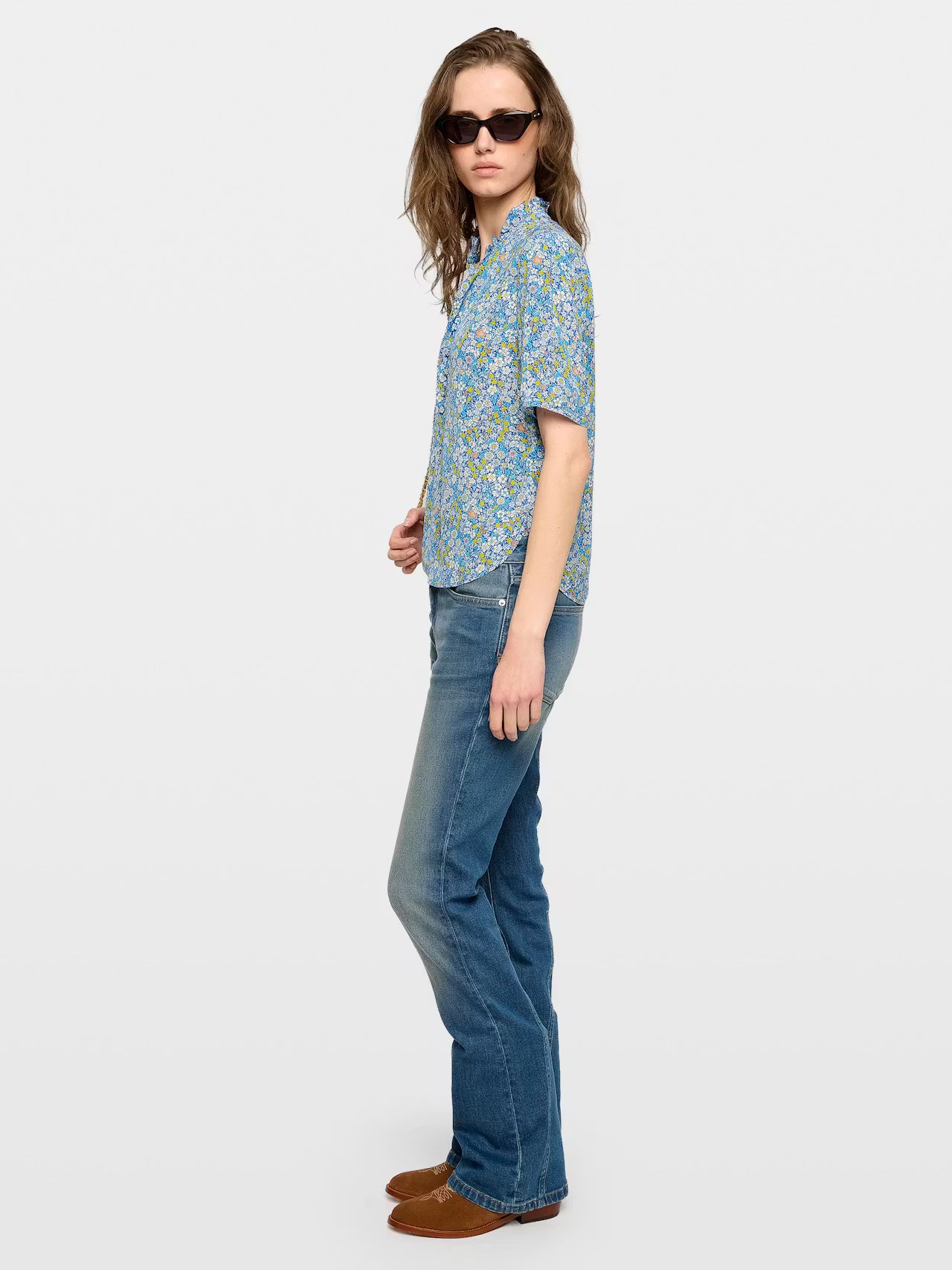 Topher Smooth Liberty Top Pear Tops - Blouses Zadig &amp; Voltaire 